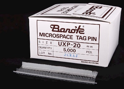 Fijne Banok textielpins 100 stuks per clip